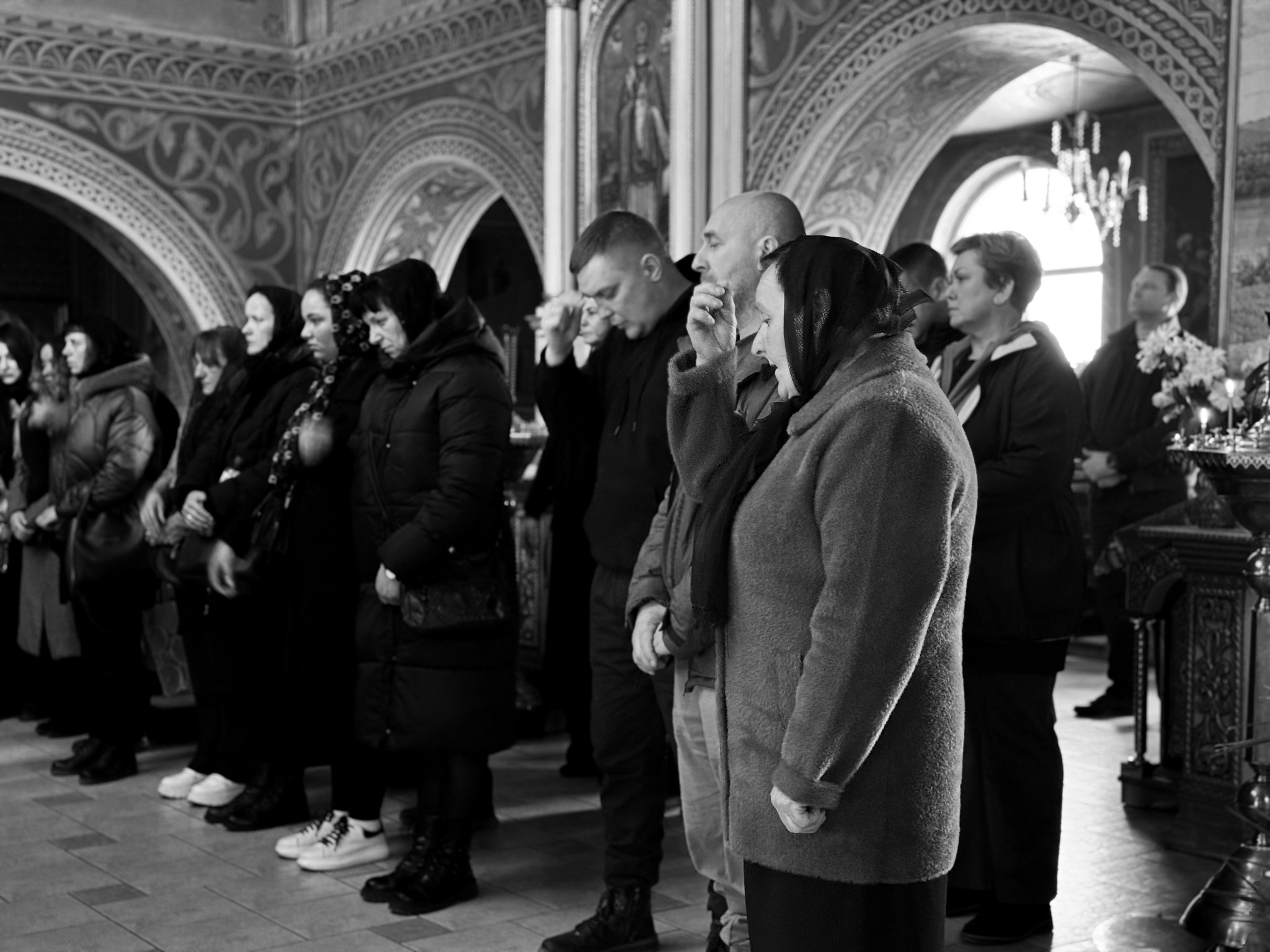 Прощання із воїном Володимиром Белеєм у Мукачеві