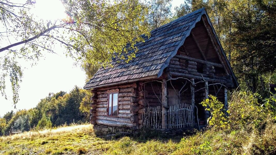 Хатинка в горах