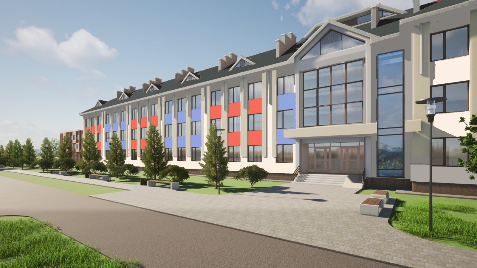 Проєкт реконструкції ліцею "Імідж" в Ужгороді