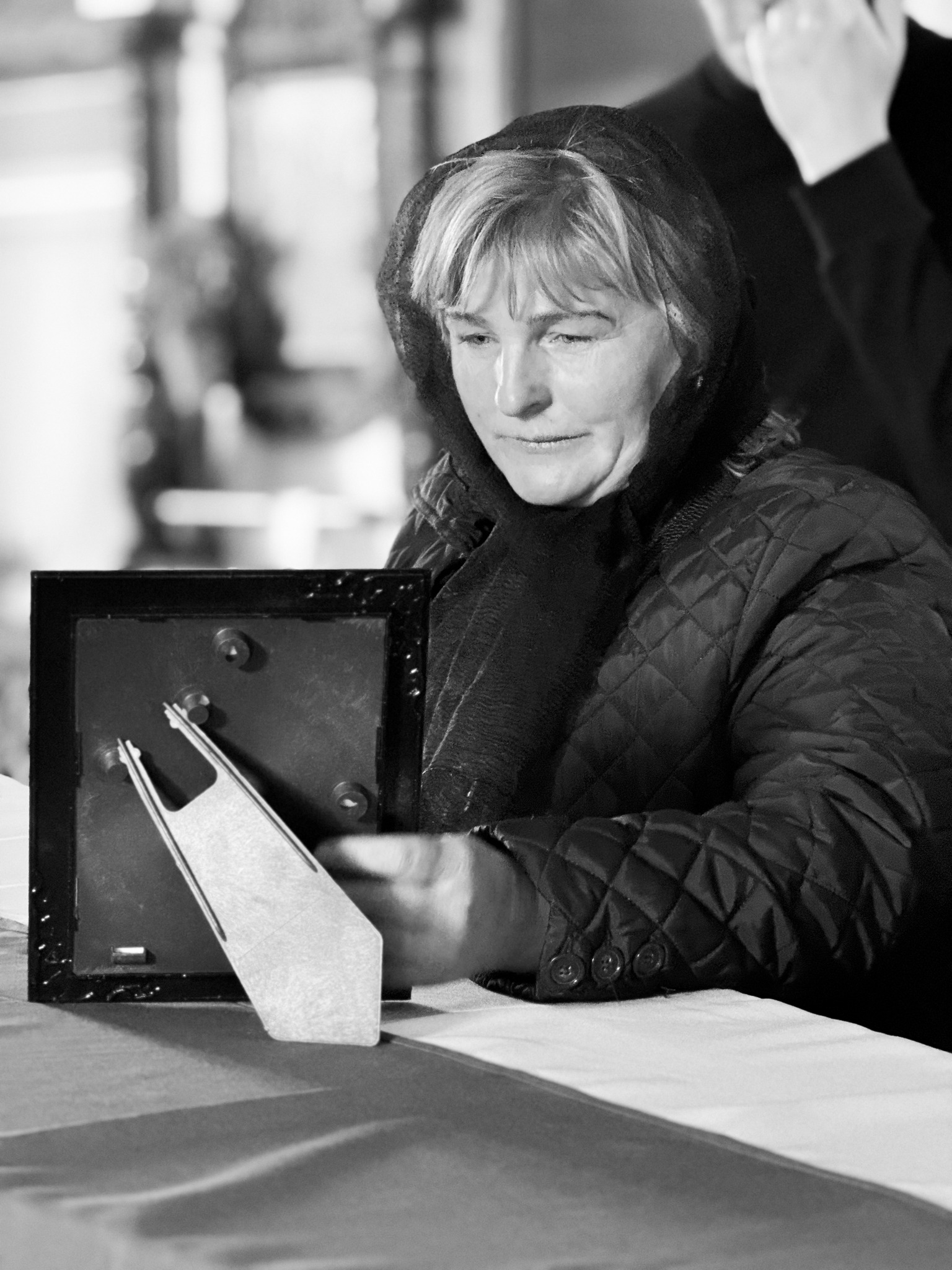 Прощання із полеглим військовим Василем Ляхом у Мукачеві