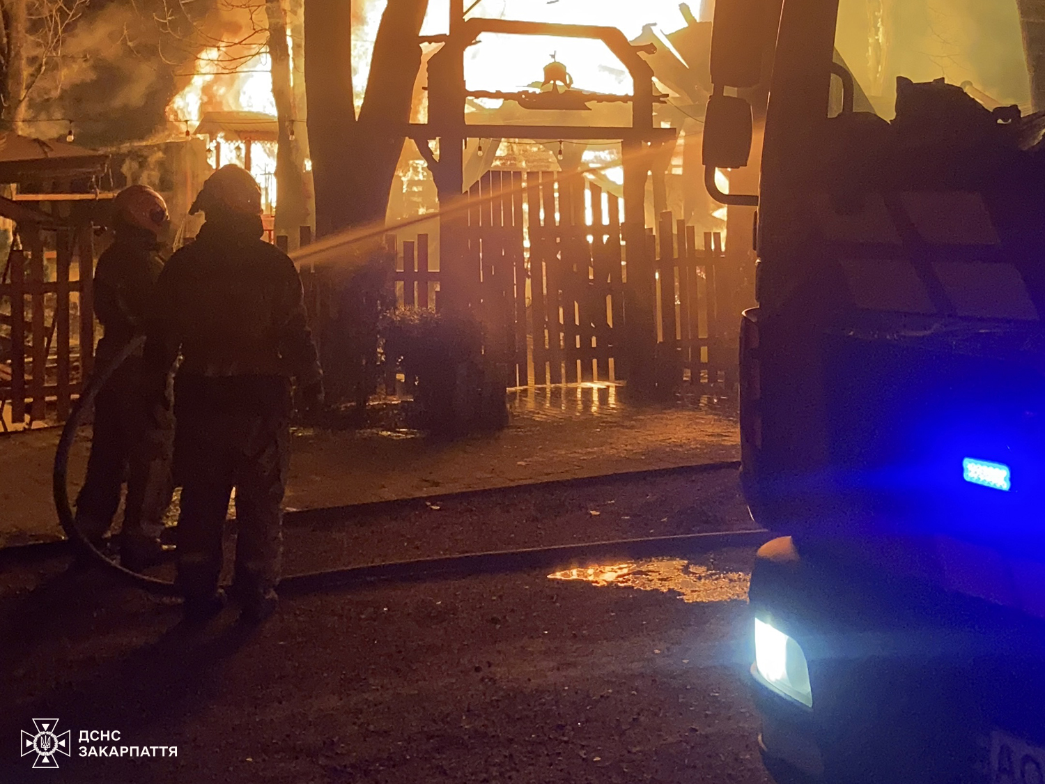 Наслідки пожежі у Боздоському парку