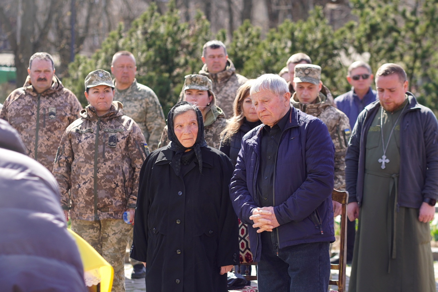 Прощання із полеглим прикордонником Василем Голінкою