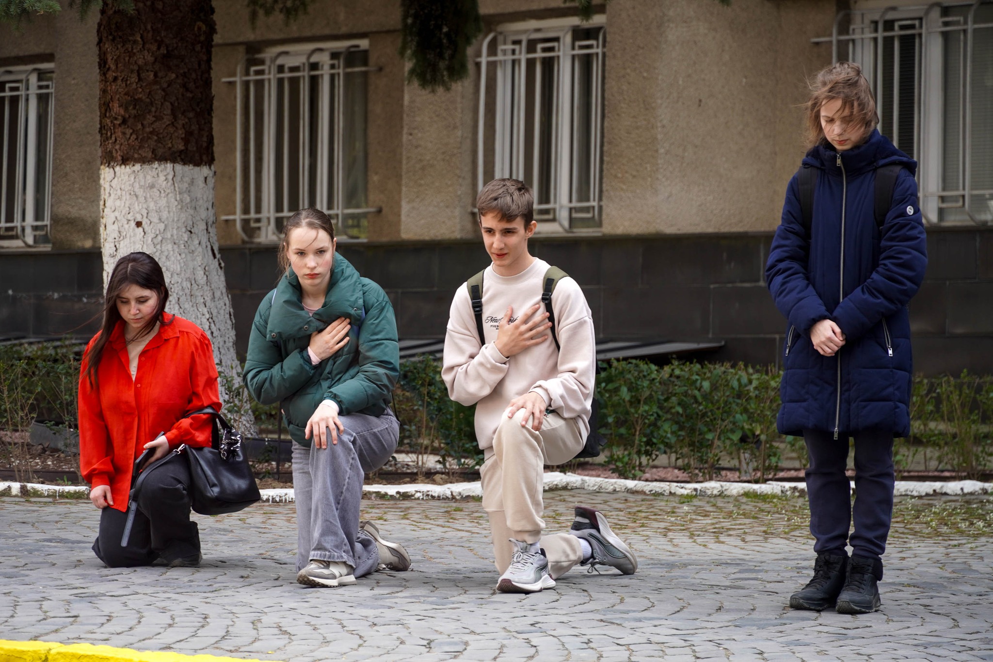 Прощання із полеглим військовим Сергієм Козаченком в Ужгороді