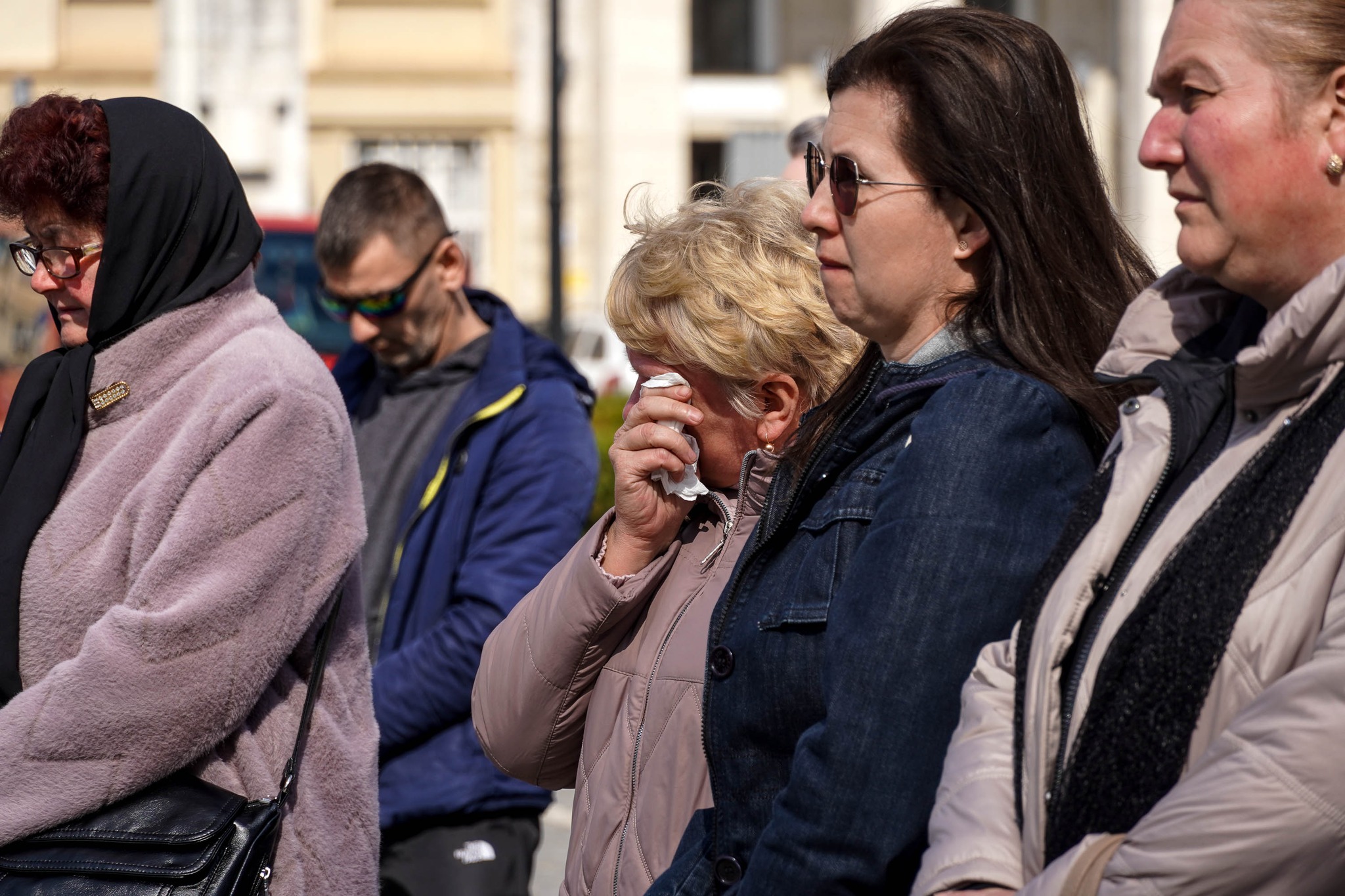 Прощання із полеглим військовим Сергієм Козаченком в Ужгороді