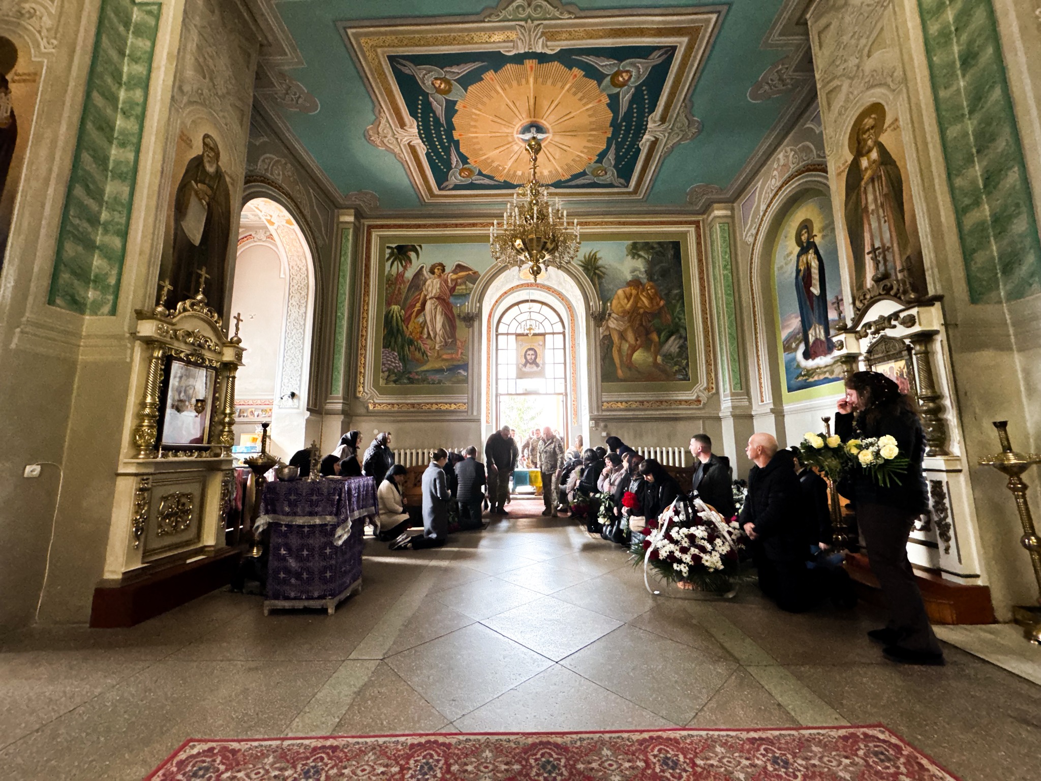 Прощання із воїном Василем Капітаном у Мукачеві