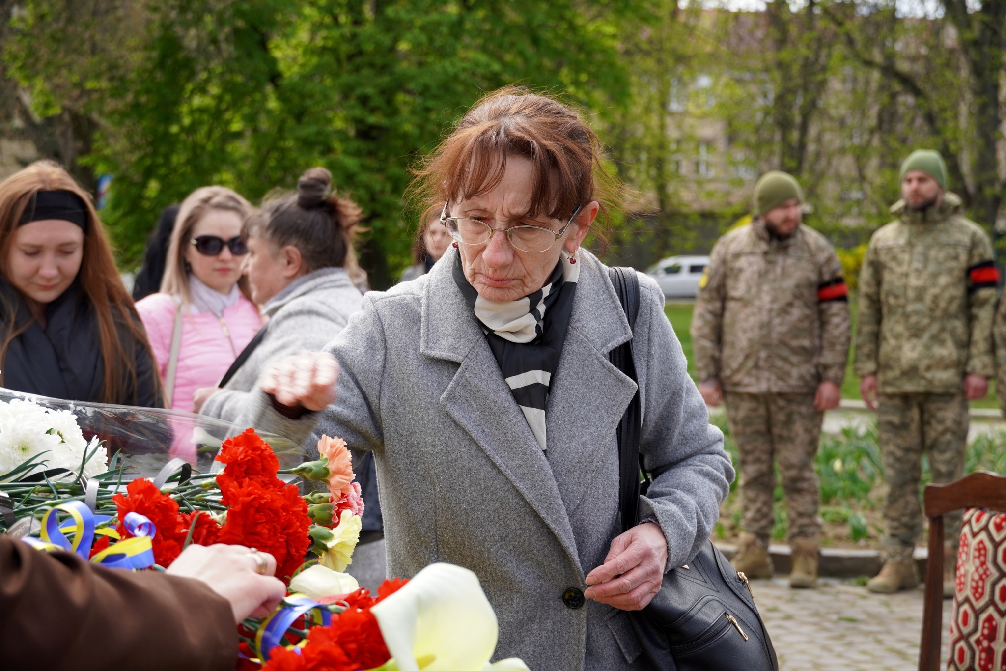 Прощання із воїном Михайлом Шипом в Ужгороді