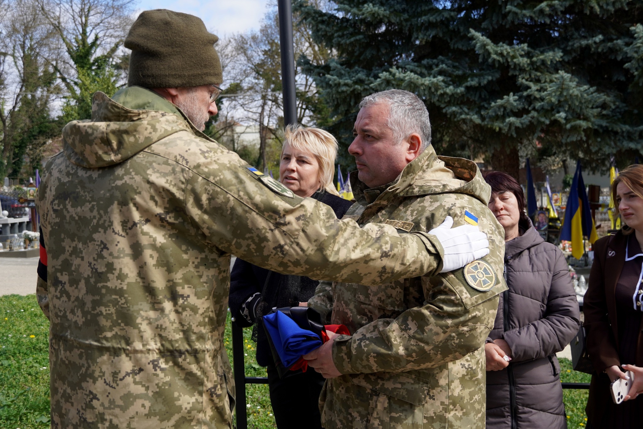 Прощання із воїном Михайлом Шипом в Ужгороді