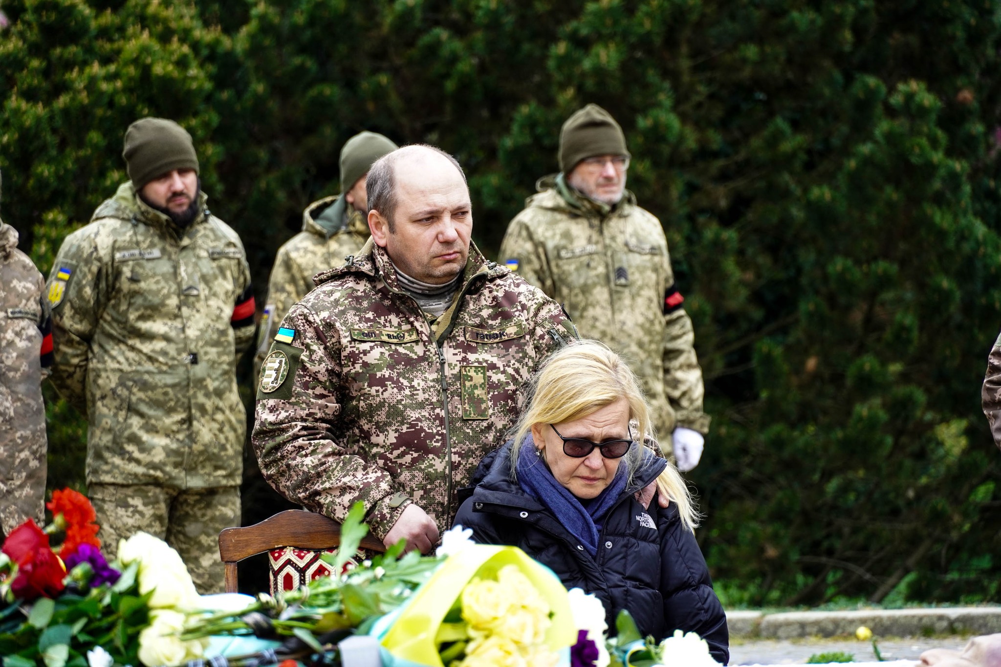 Прощання із воїном Віталієм Бичаком в Ужгороді