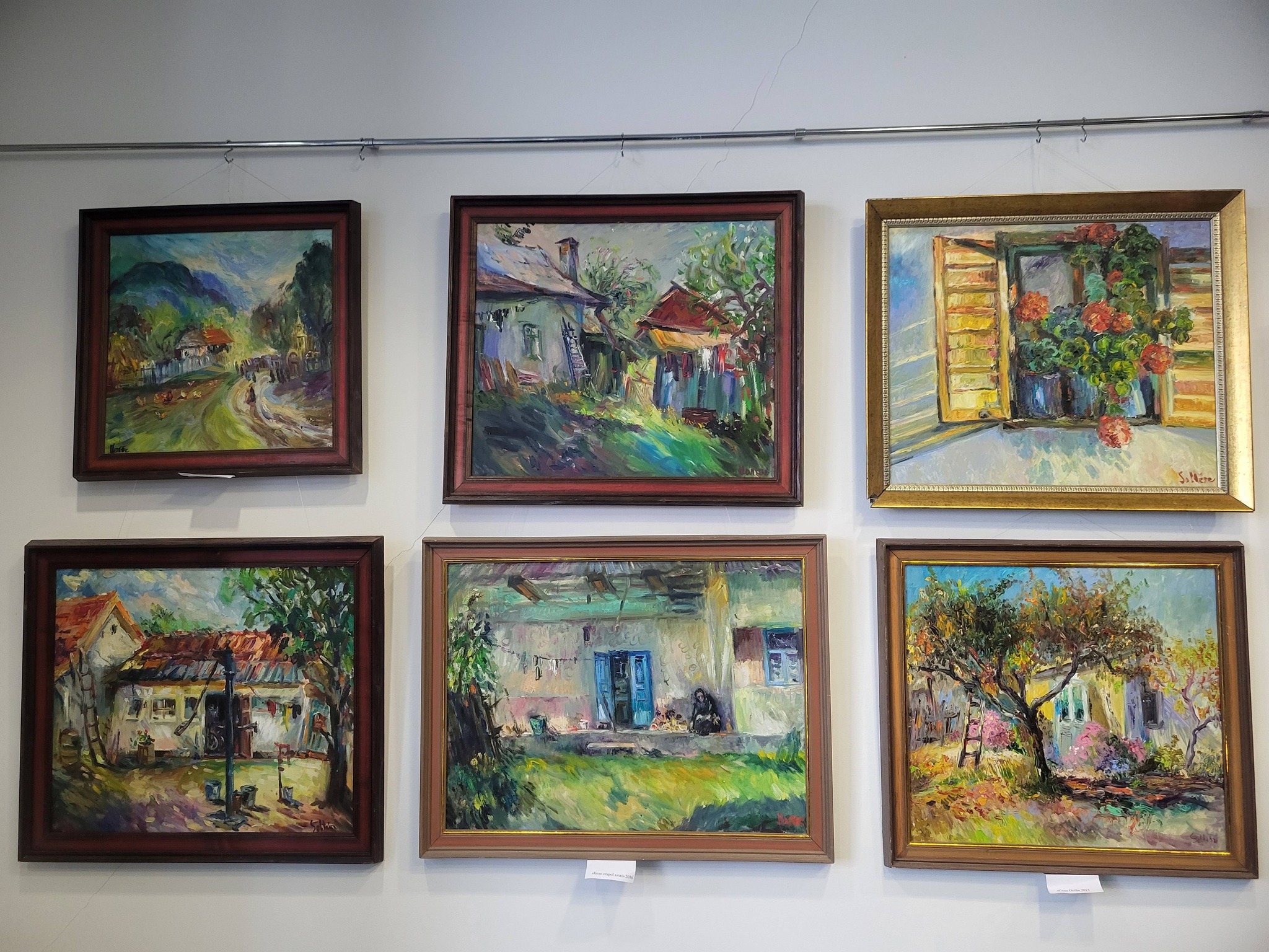 Виставка картин Петра Шолтеса у Генконсульстві Угорщини в Ужгороді