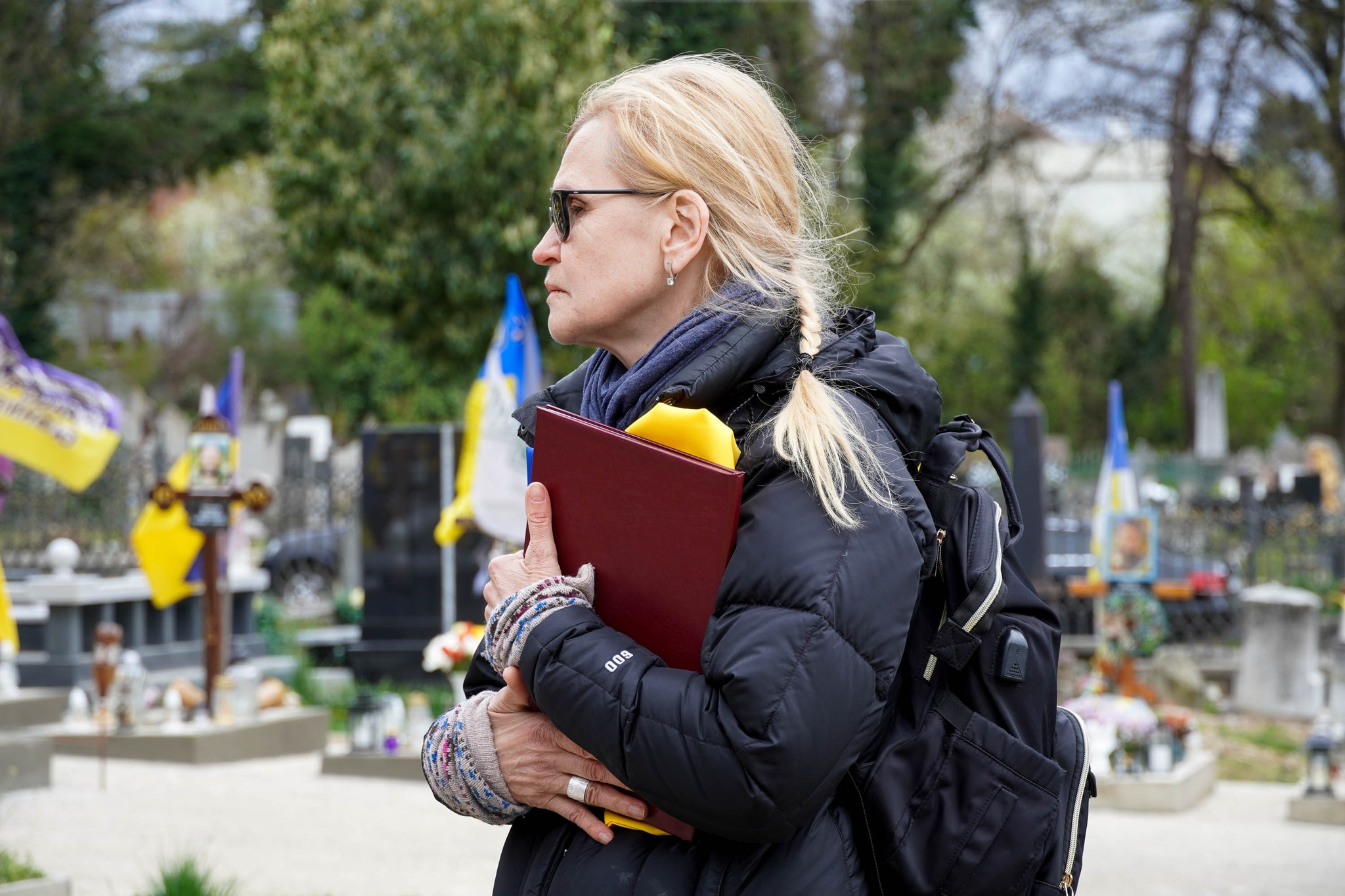 Прощання із воїном Віталієм Бичаком в Ужгороді