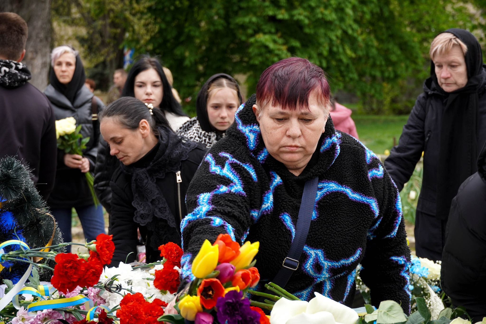 Прощання із воїном Віталієм Бичаком в Ужгороді