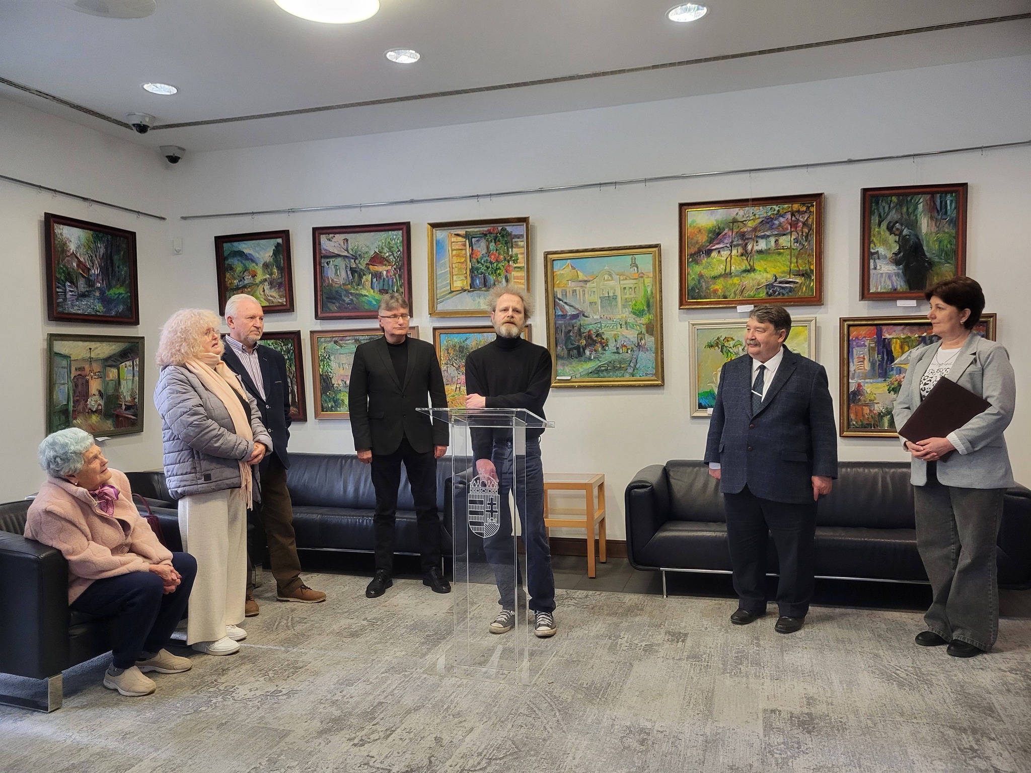 Виставка картин Петра Шолтеса у Генконсульстві Угорщини в Ужгороді