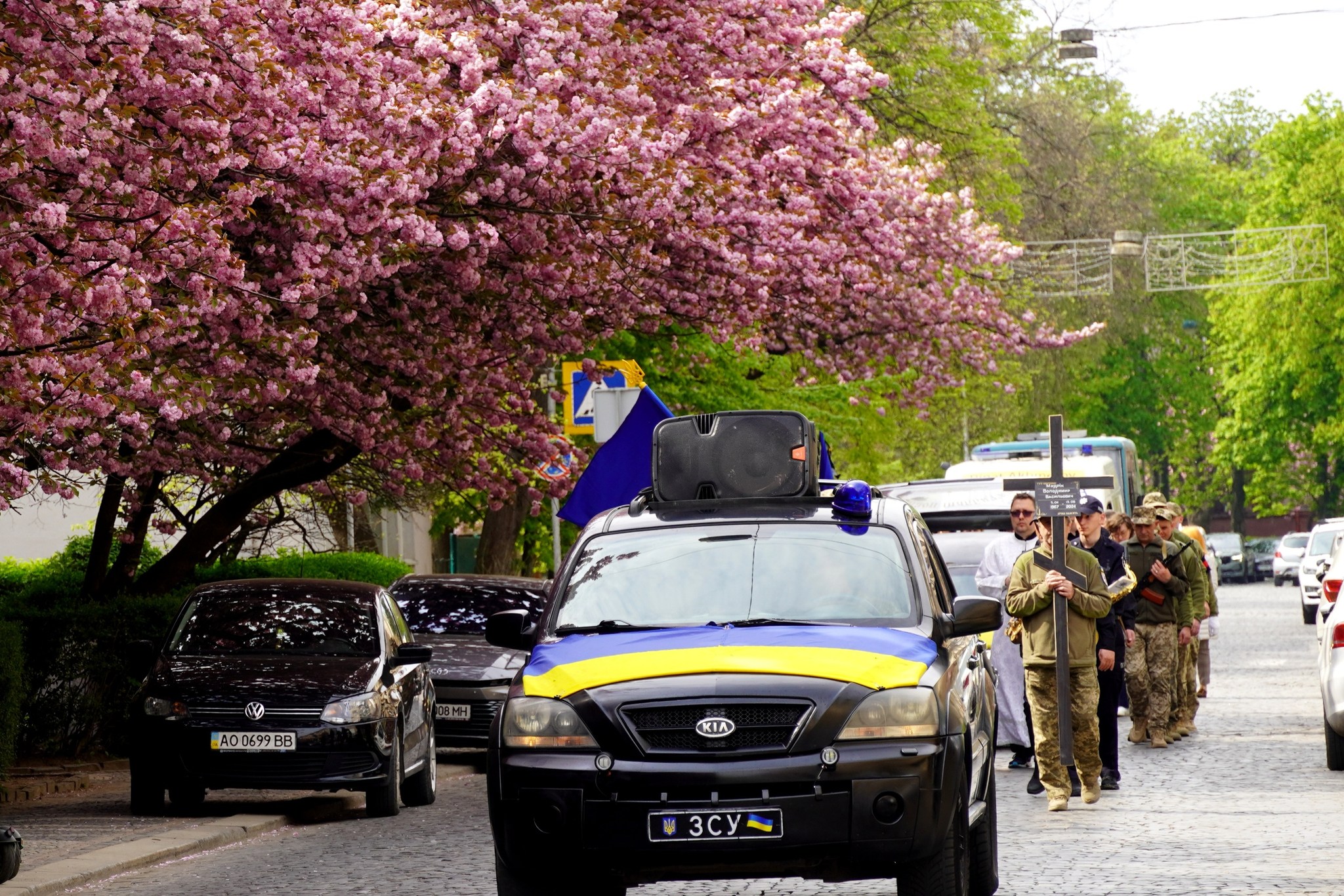В Ужгороді прощалися з полеглим воїном Володимиром Мудріком