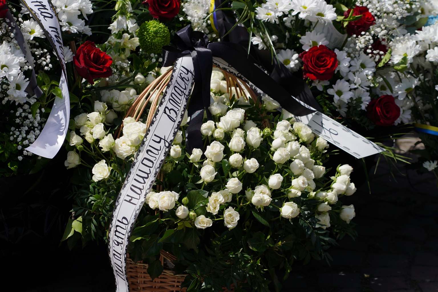 Прощання із полеглим воїном Владиславом Шитіхіним в Ужгороді