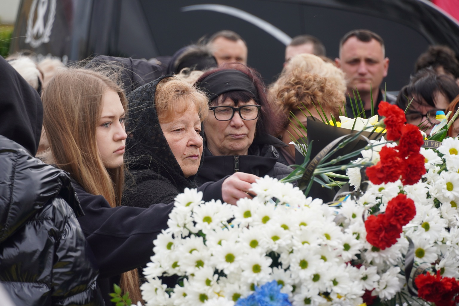 Прощання із полеглим прикордонником Романом Самолюком