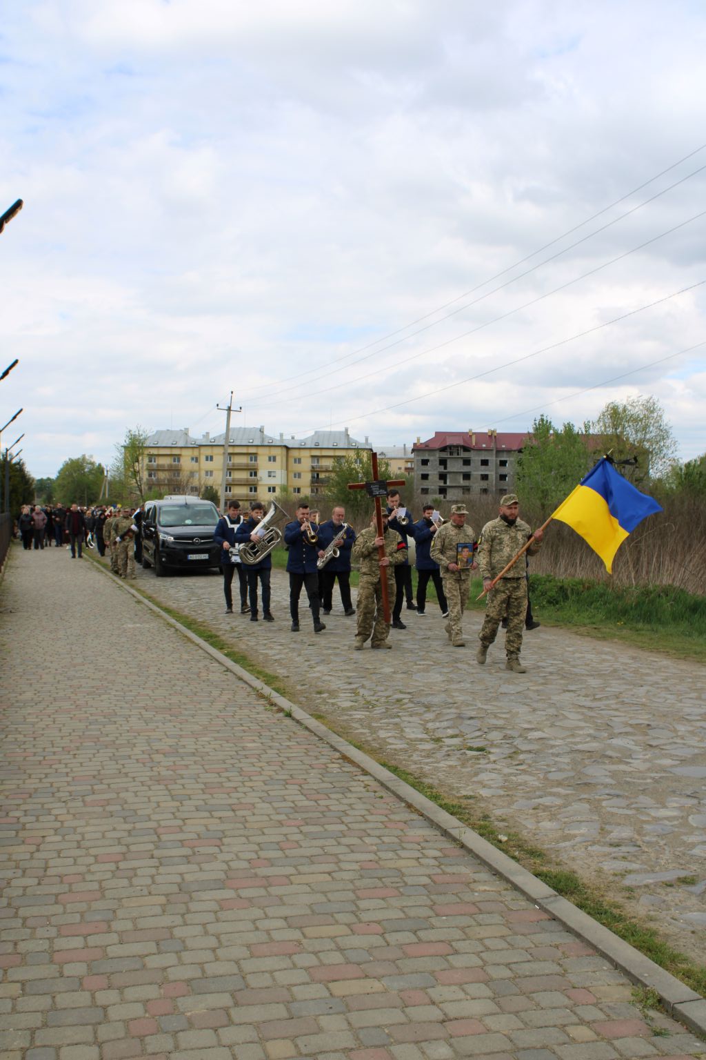Прощання із воїном Сергієм Пиреу в Чопі