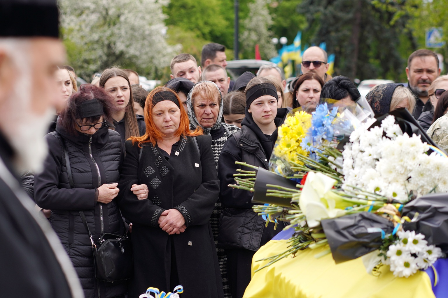 Прощання із полеглим прикордонником Романом Самолюком