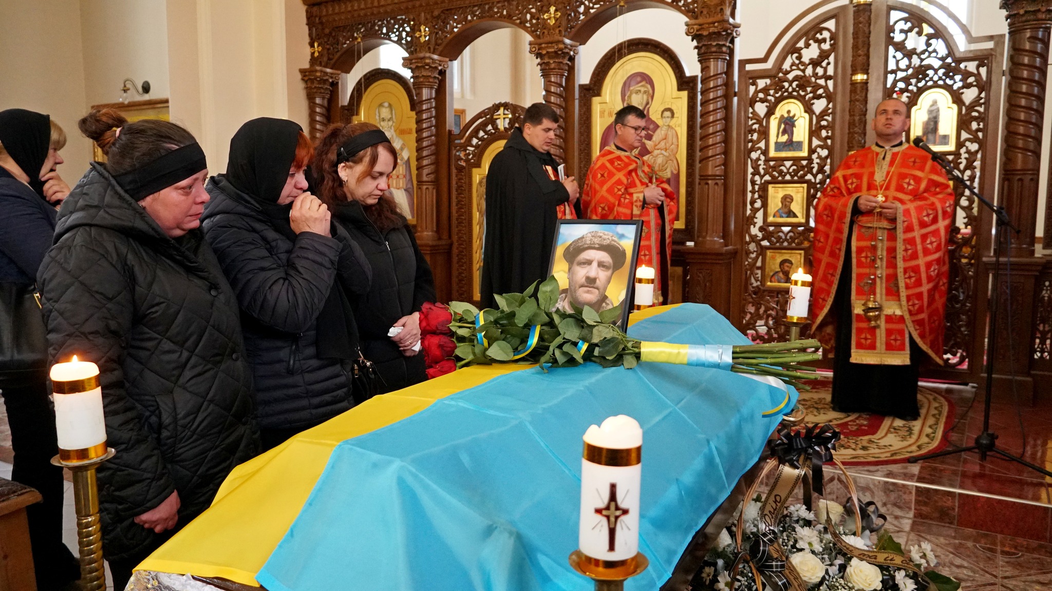 Прощання із захисником Юлієм Калі у Мукачеві