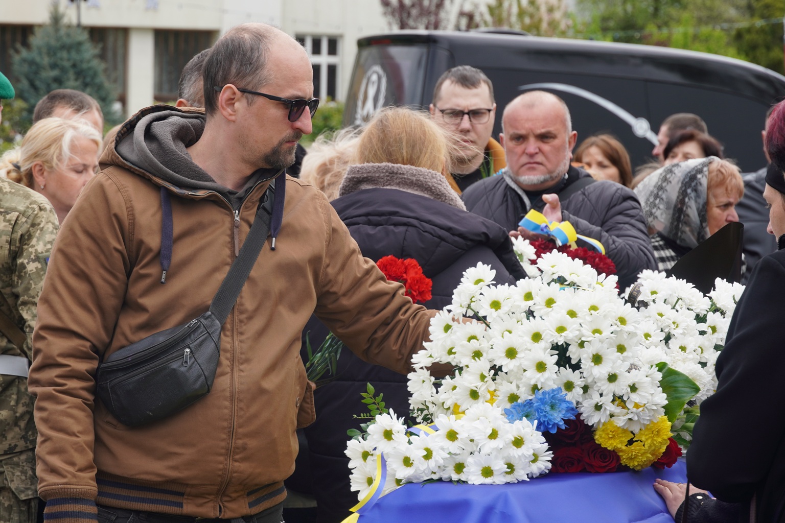 Прощання із полеглим прикордонником Романом Самолюком