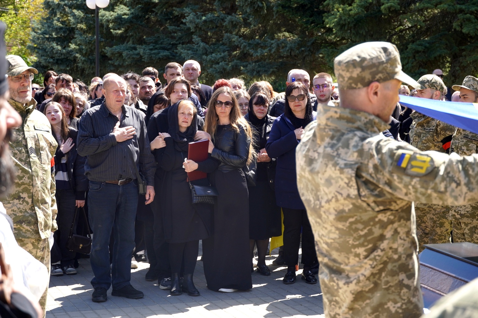 Прощання із полеглим воїном Владиславом Шитіхіним в Ужгороді