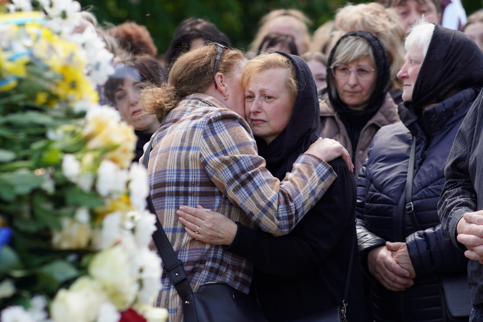 Прощання із полеглим воїном Владиславом Шитіхіним в Ужгороді