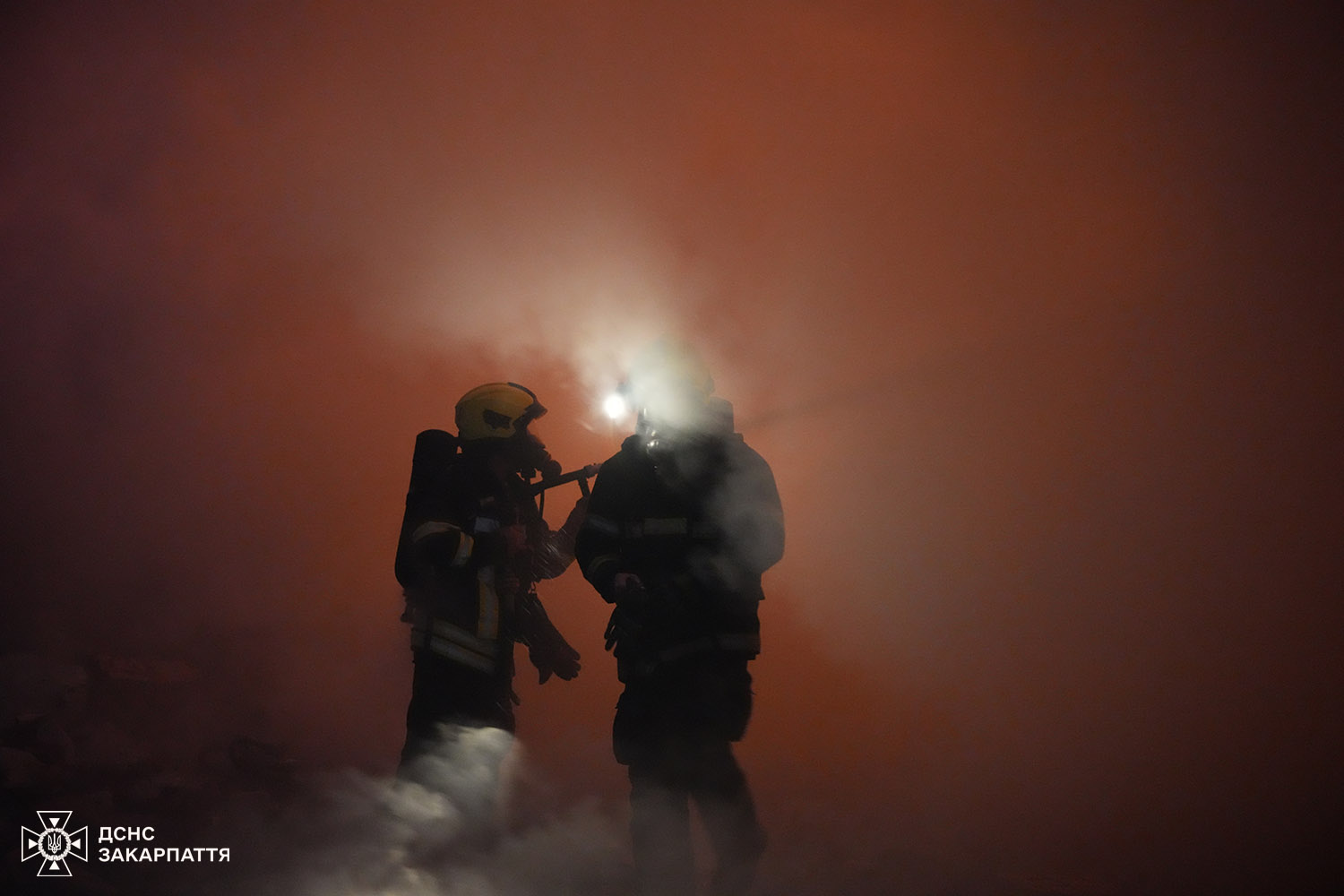 Пожежа на сміттєзвалищі у Барвінку