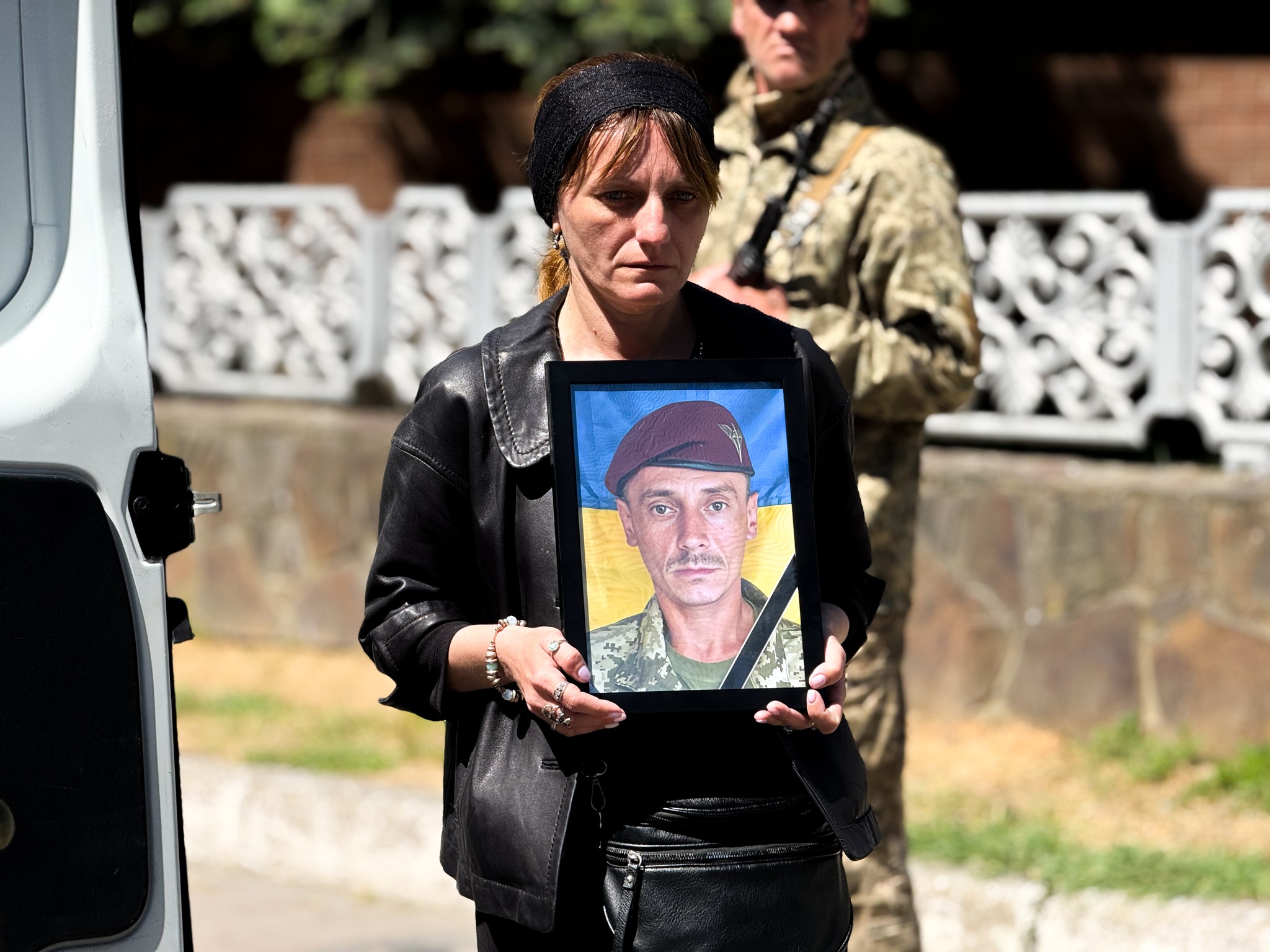 Прощання із полеглим воїном Петром Будкаєм у Мукачеві