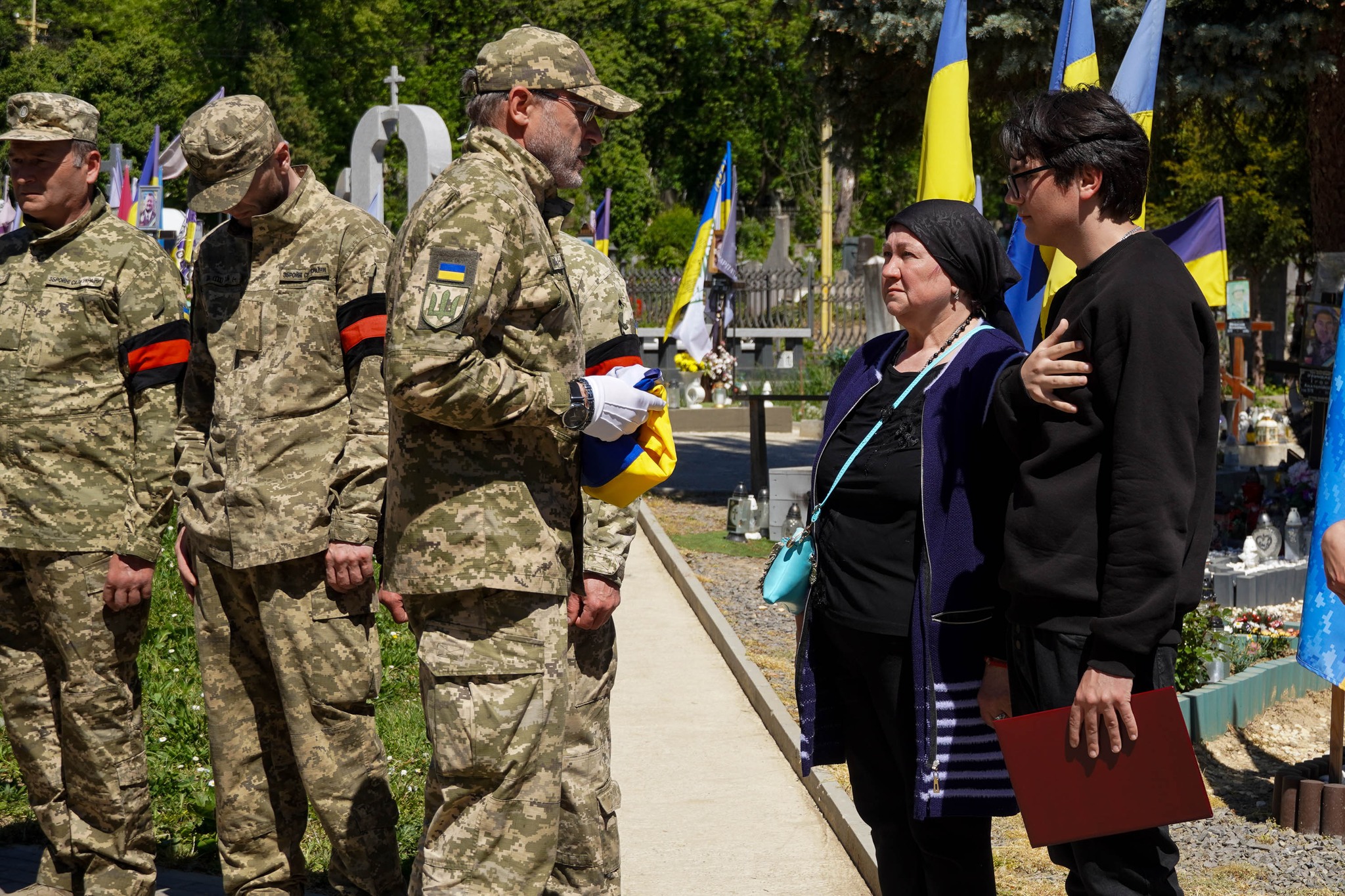 Прощання із молодшим сержантом Сергієм Захожим в Ужгороді