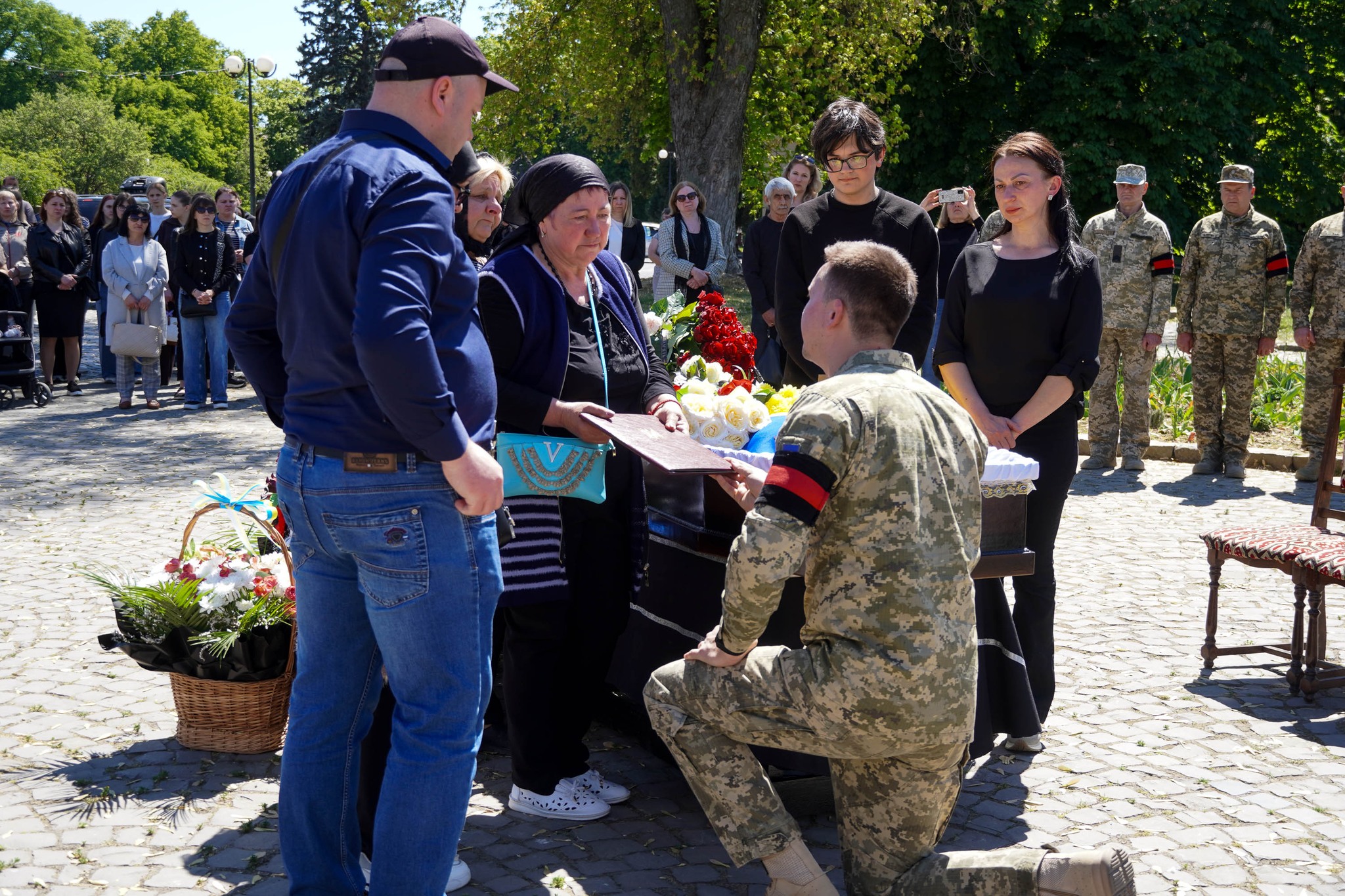 Прощання із молодшим сержантом Сергієм Захожим в Ужгороді