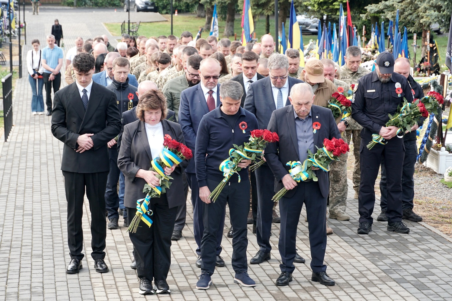 Вшанування полеглих воїнів у День пам’яті та перемоги над нацизмом в Ужгороді
