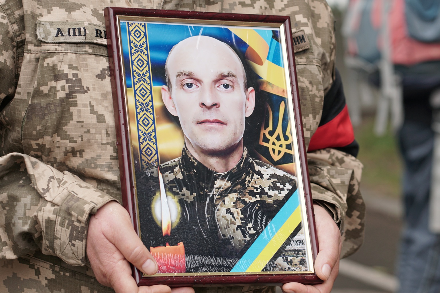 Прощання із полеглим воїном Павлом Ференсом в Ужгороді