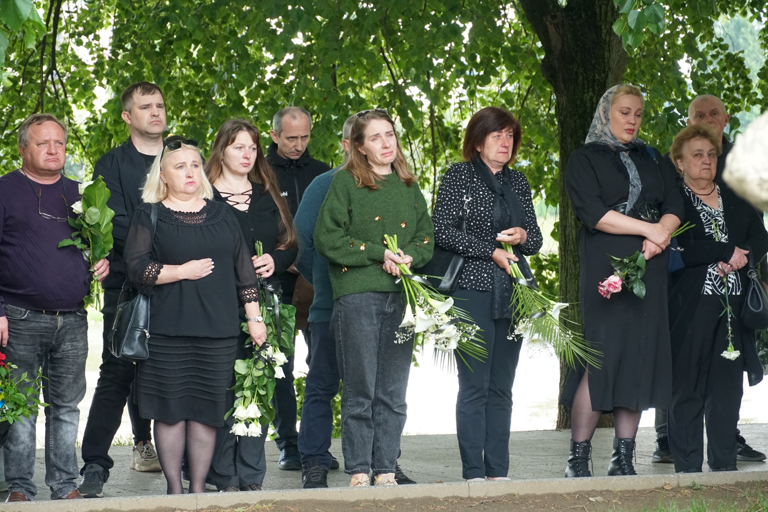 Прощання із полеглим воїном Павлом Ференсом в Ужгороді