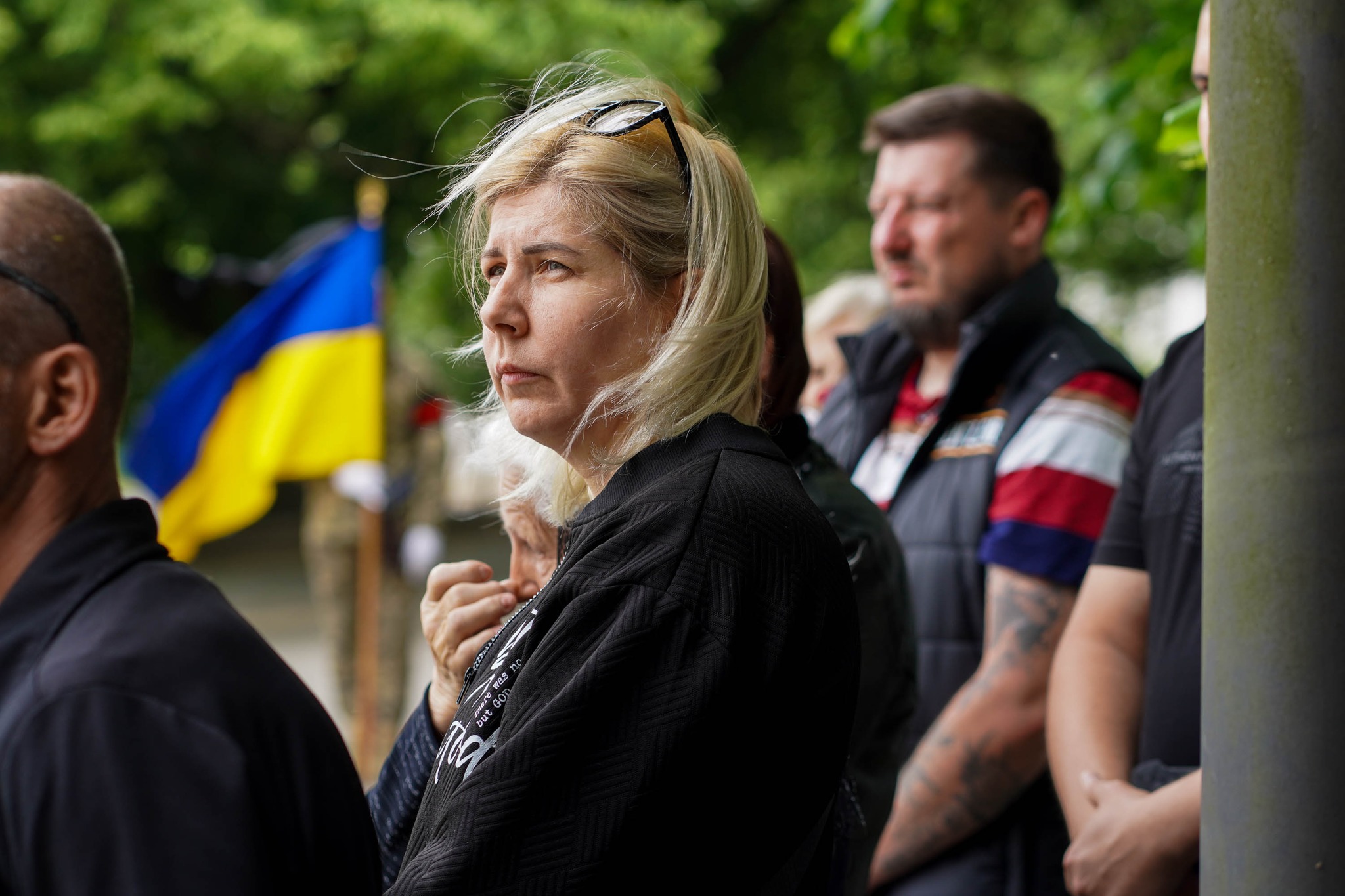 Прощання із полеглим воїном Олександром Скляровим в Ужгороді