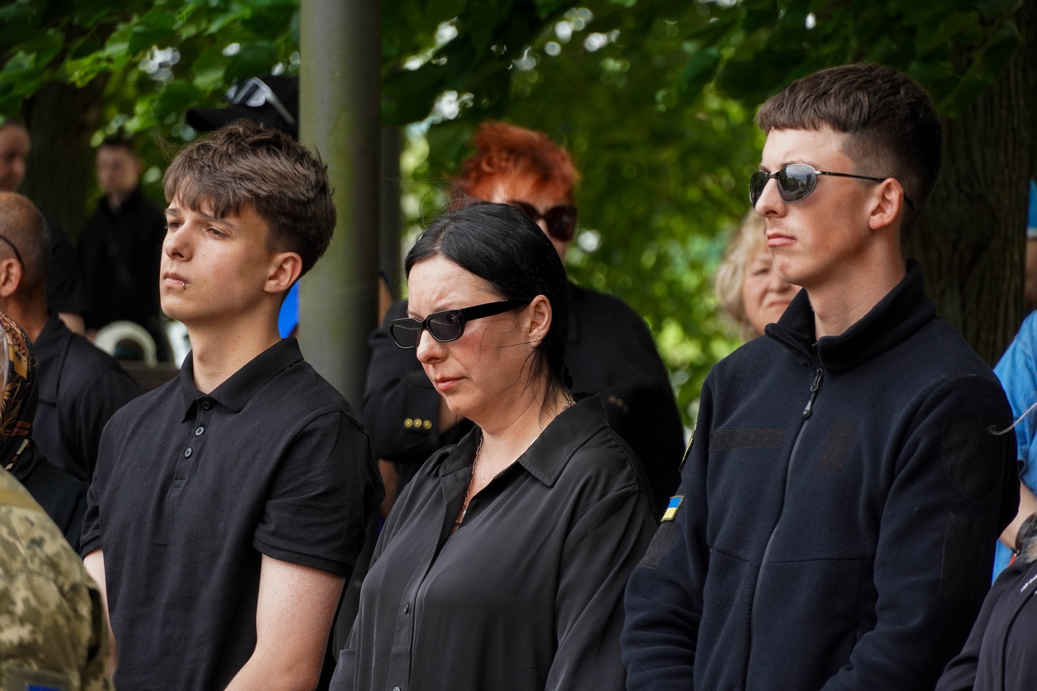 Прощання із полеглим воїном Олександром Скляровим в Ужгороді