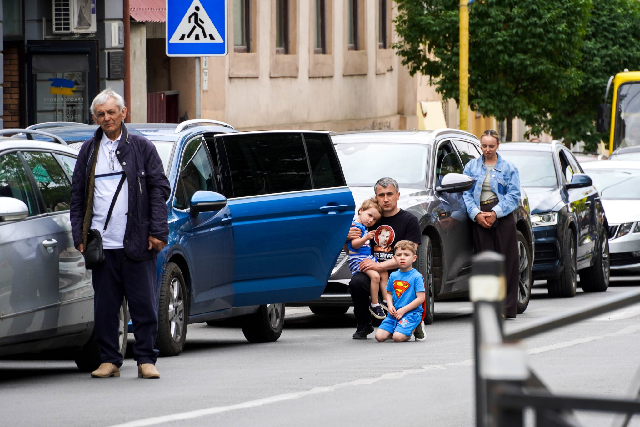 Прощання із полеглим воїном Олександром Скляровим в Ужгороді