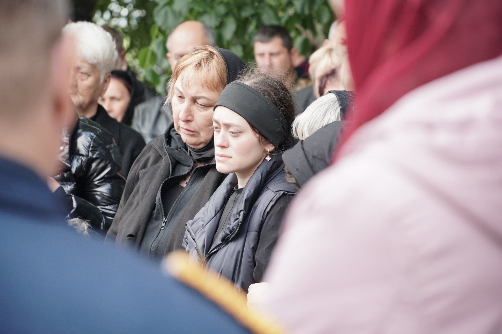 Прощання із полеглим Михайлом Риганом в Ужгороді
