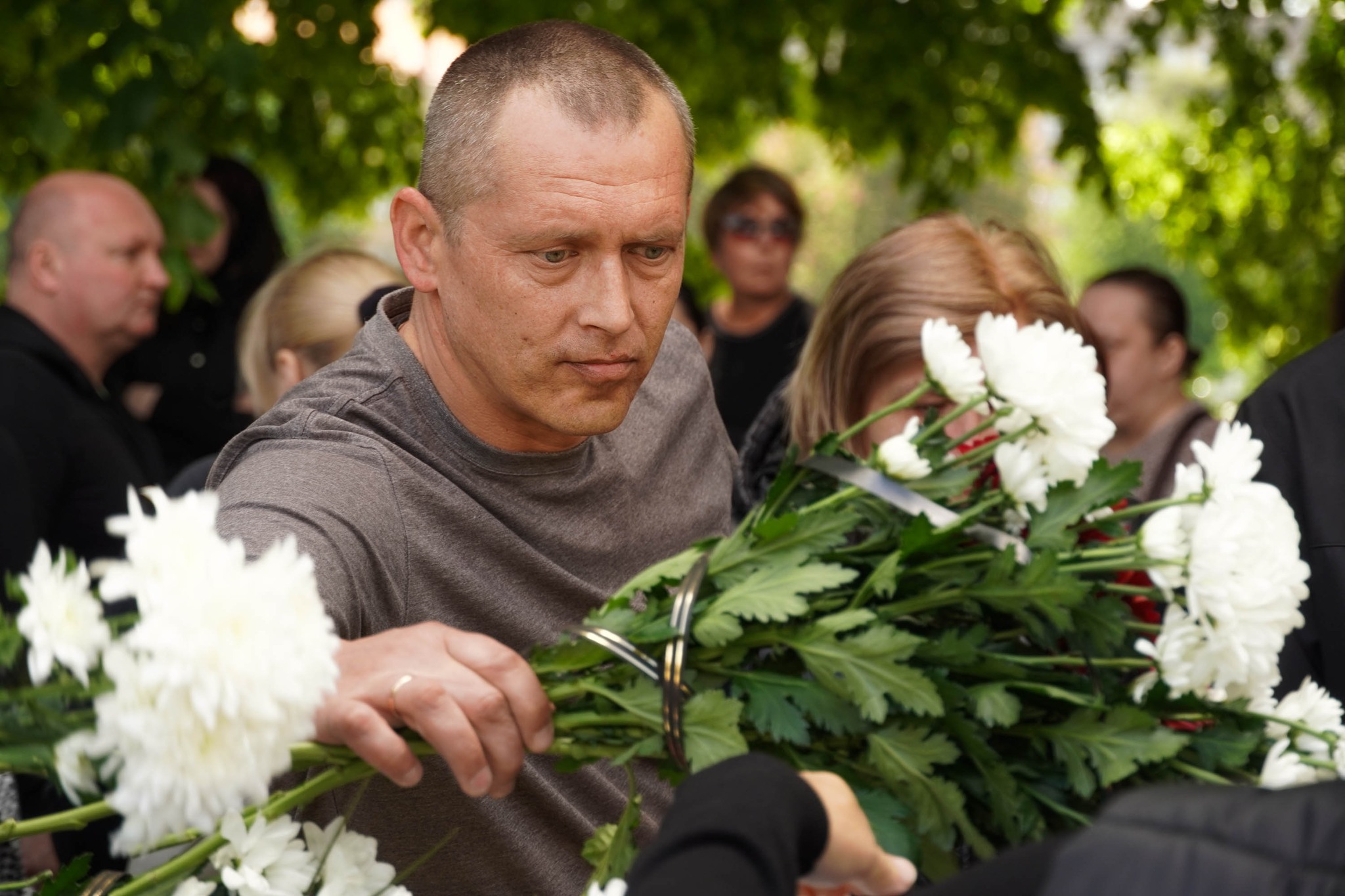 Прощання із Денисом Дзюіним в Ужгороді