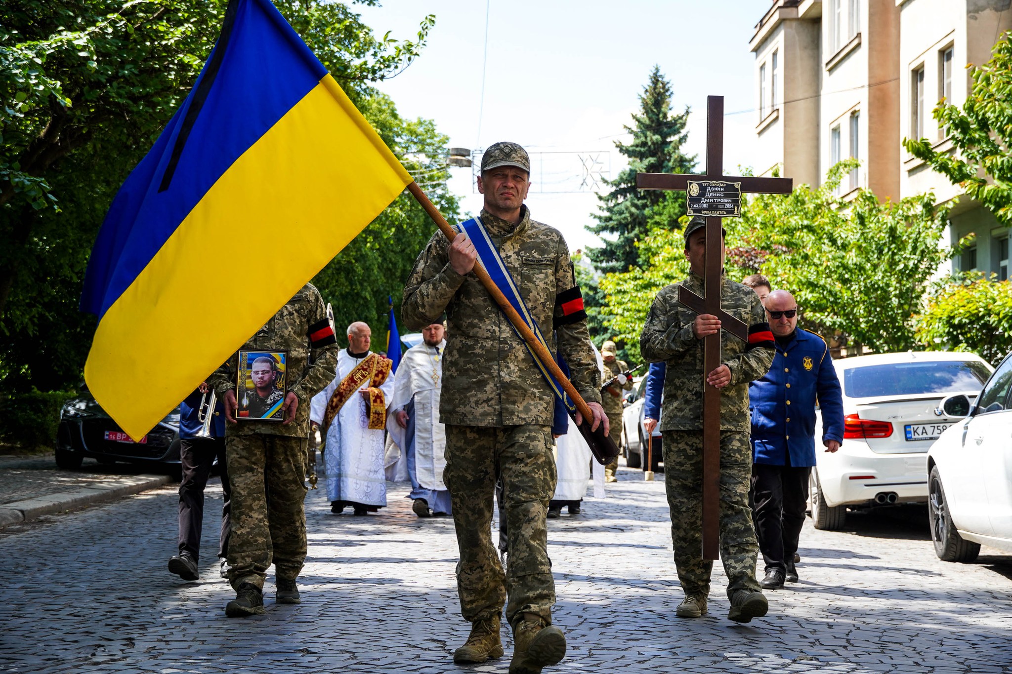 Прощання із Денисом Дзюіним в Ужгороді