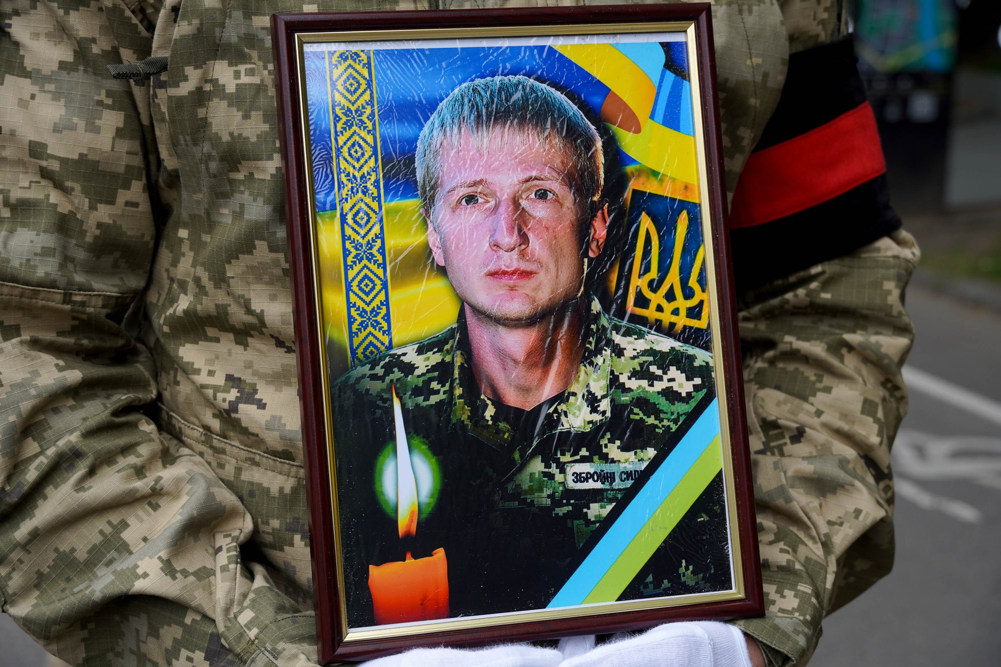 Прощання із полеглим захисником Максимом Раком