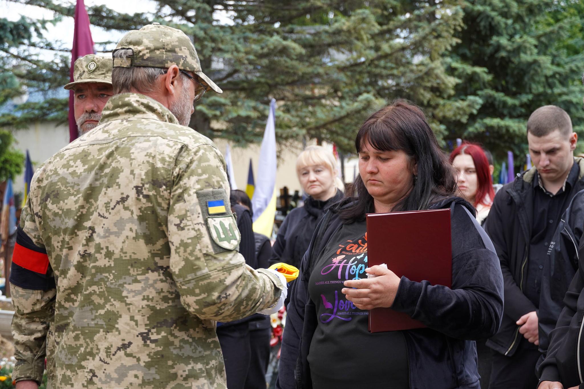 Прощання із Денисом Дзюіним в Ужгороді