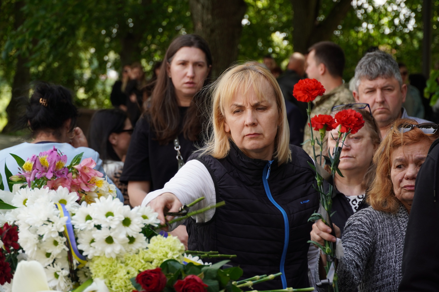 Прощання із воїном Едуардом Голяком в Ужгороді
