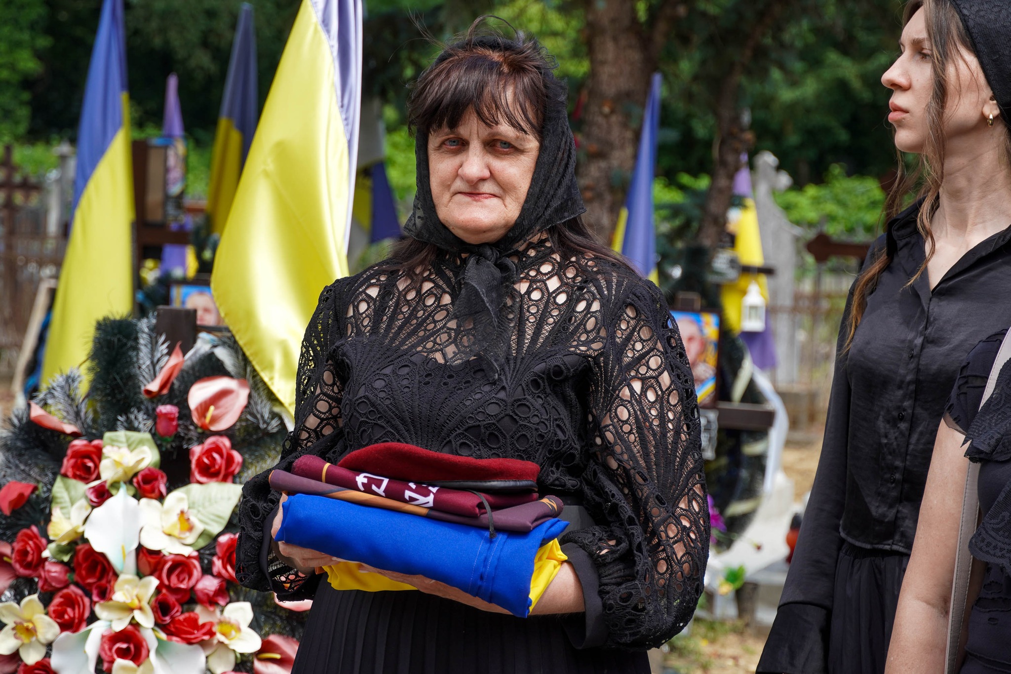 Прощання з військовим Михайлом Тіщенком в Ужгороді