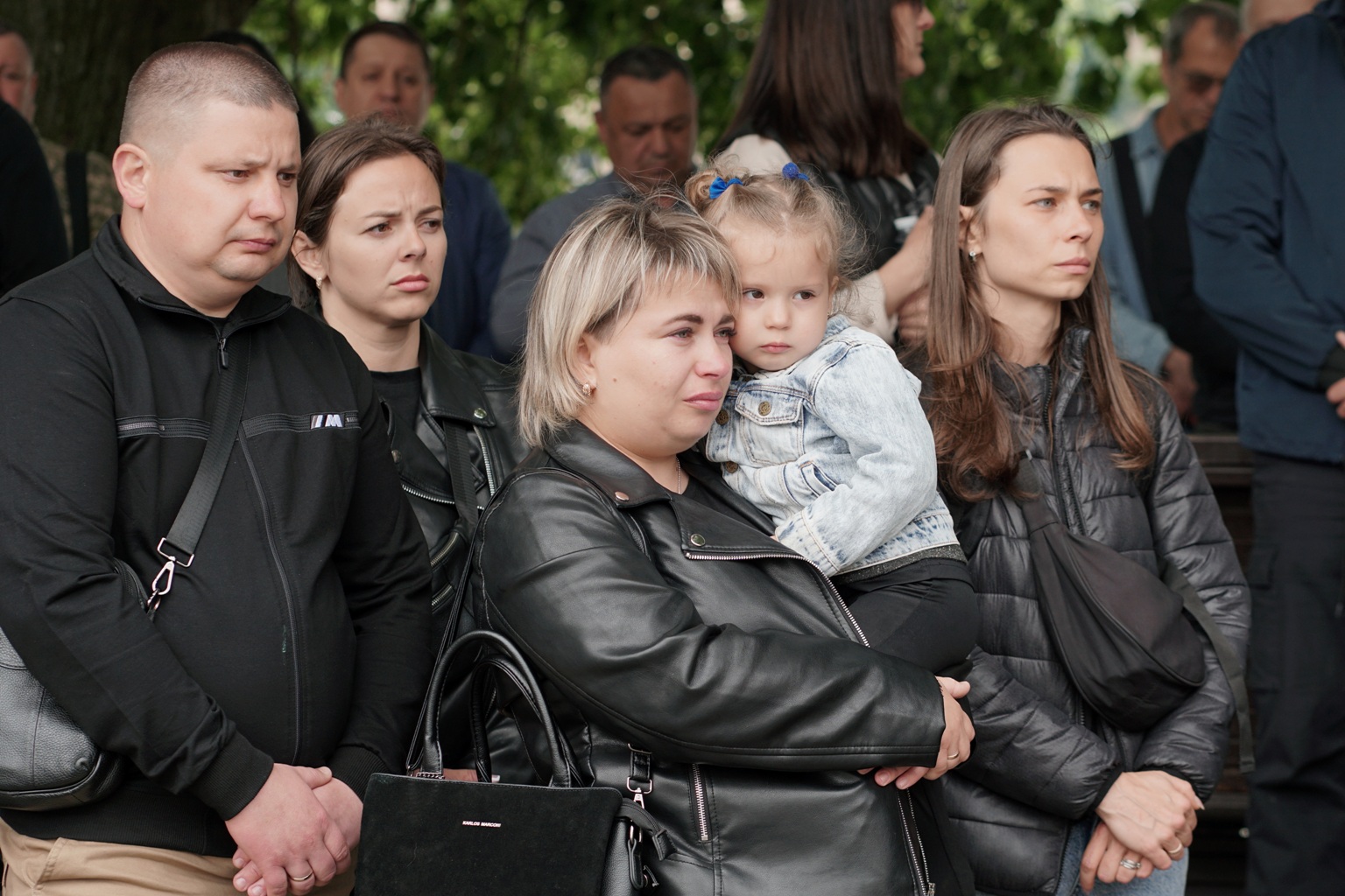 Прощання із полеглим воїном Іваном Кирʼяновим в Ужгороді
