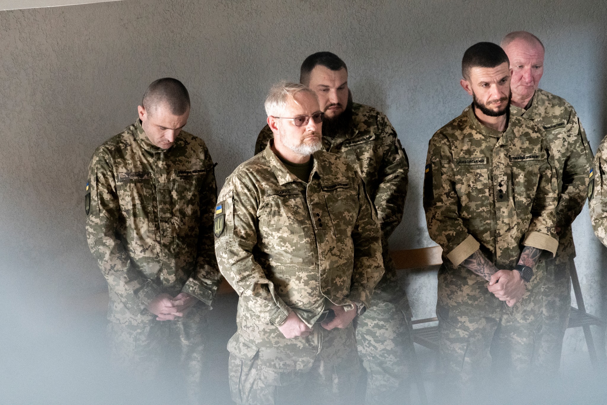Прощання з військовим Євгенієм Іваненком у Мукачеві