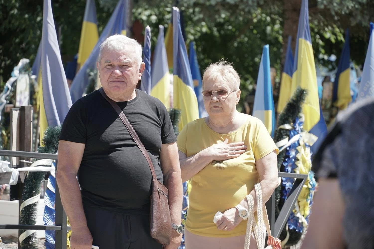 Прощання із воїном Віктором Дяківим в Ужгороді