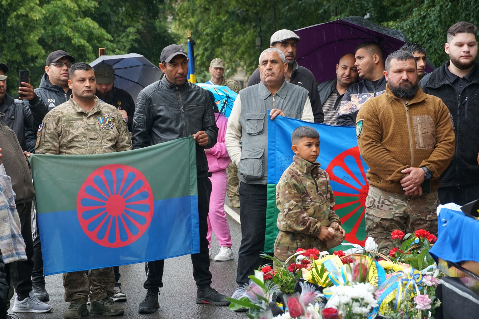 Прощання із воїном Євгенієм Буко в Ужгороді