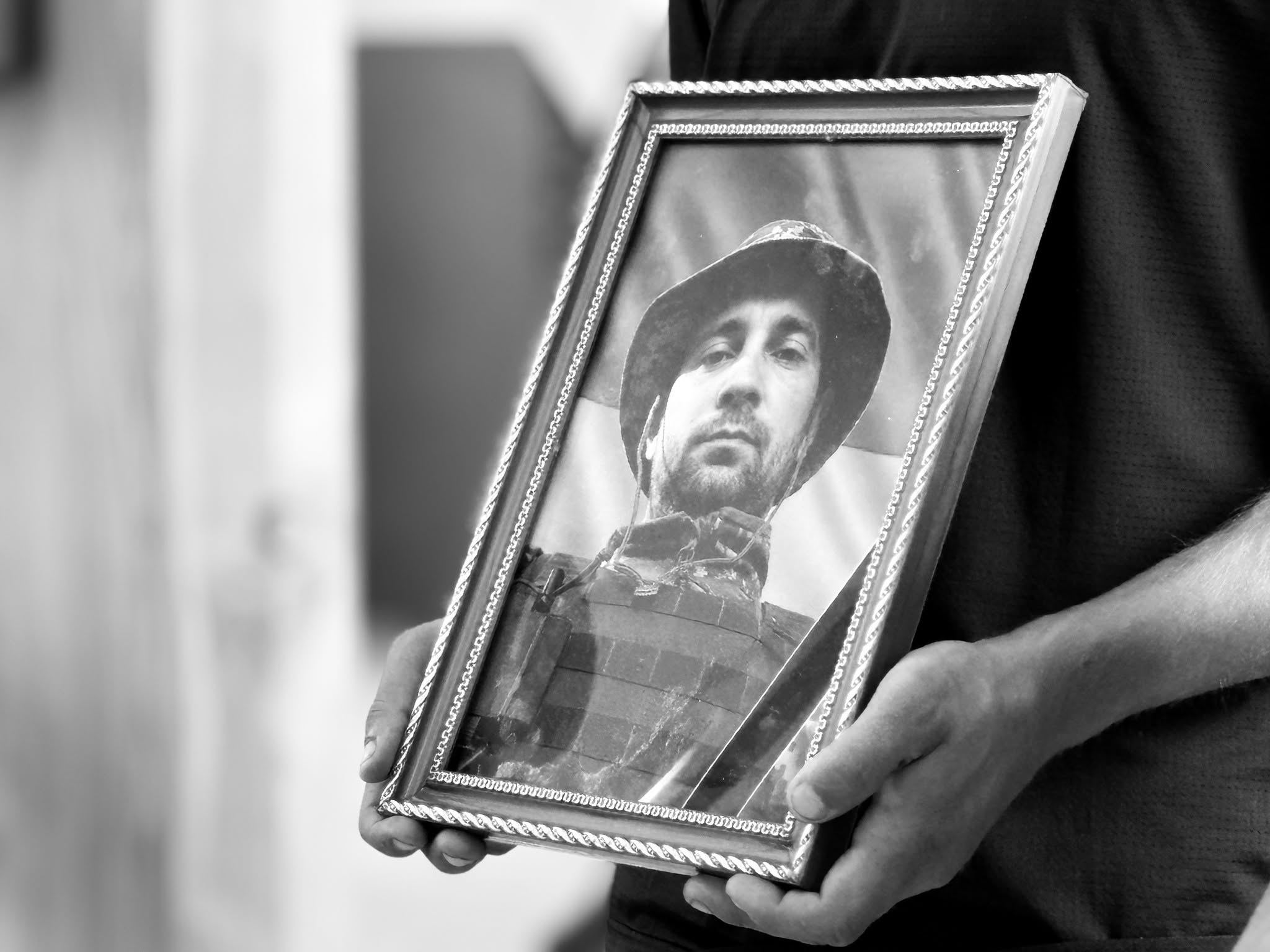 Прощання із полеглим воїном Василем Боговичем на Мукачівщині