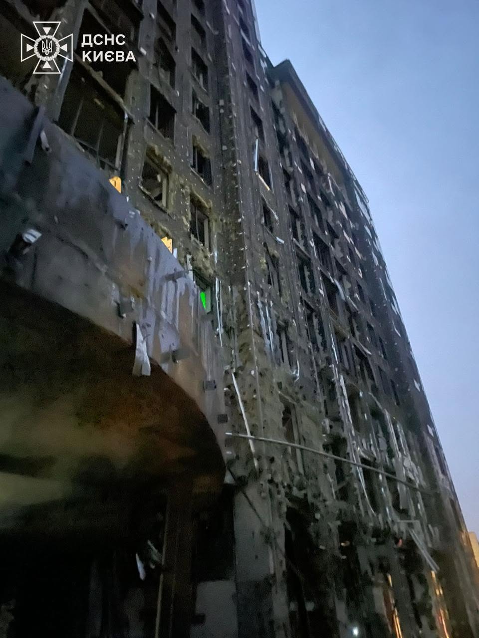 Нічна російська атака, Київ, 15 червня