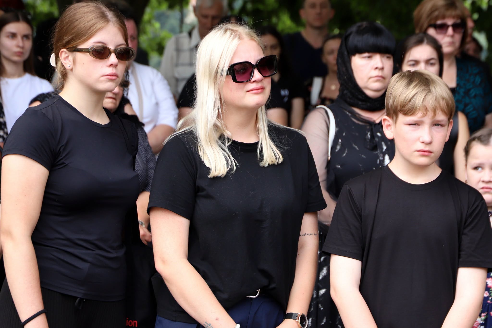 Прощання із полеглим воїном, лікарем-хірургом Олегом Наконечним в Ужгороді