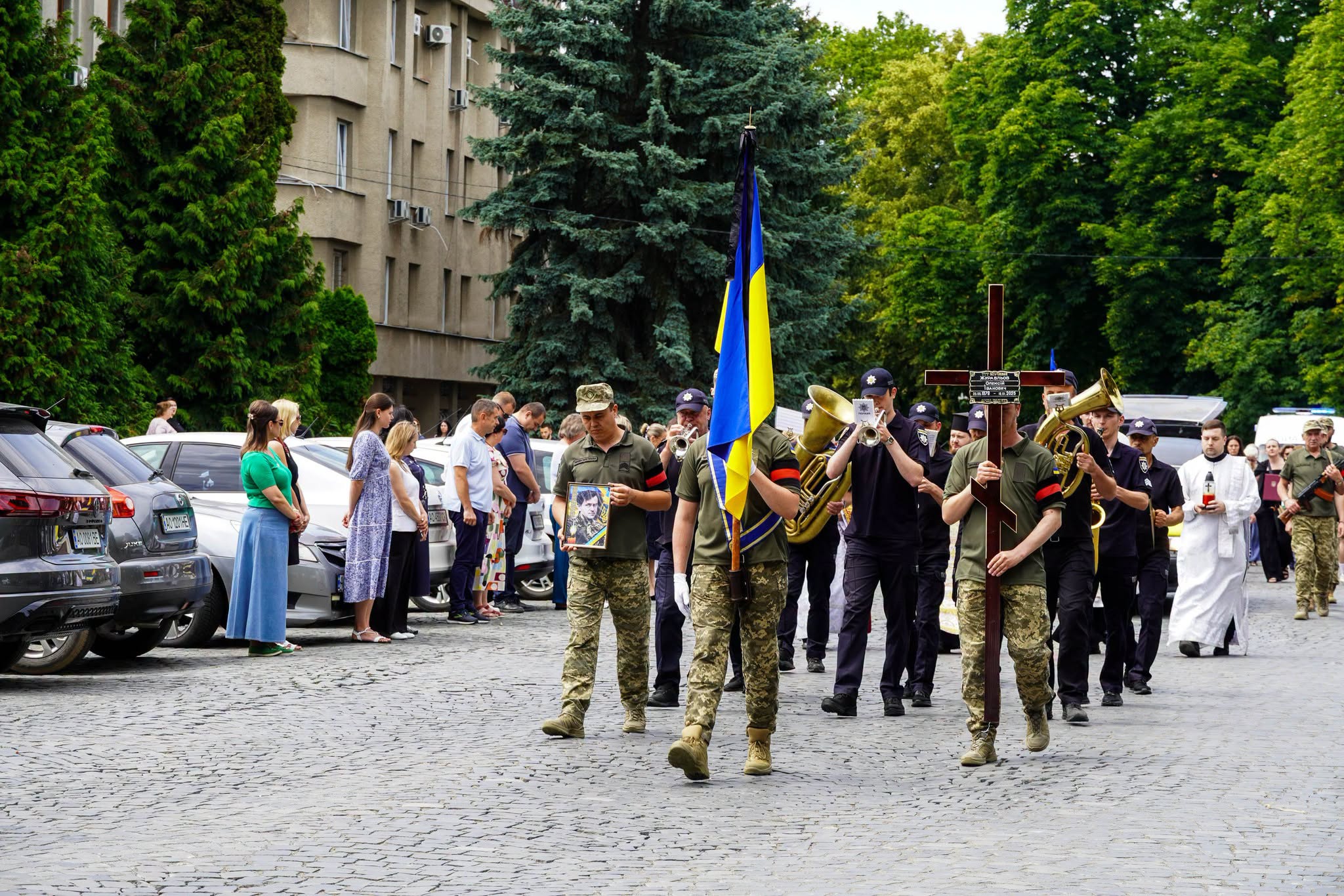 Прощання із 46-річним захисником Олексієм Журавльовим в Ужгороді